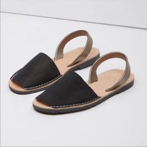 ZERO + MARIA CORNEJO Metallic Ita Sandals flats 37